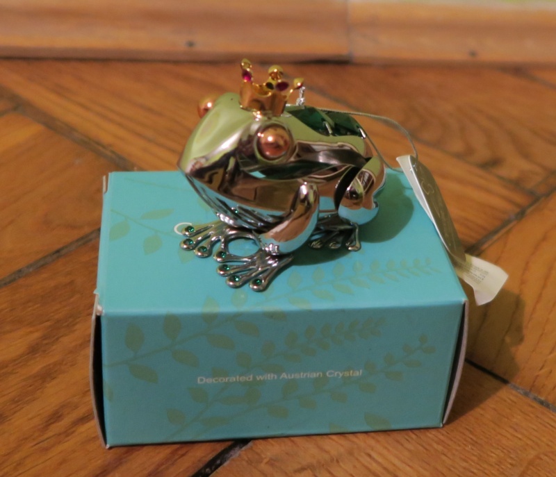 Nowa żabka z kryształami Svarovskiego - oryginał