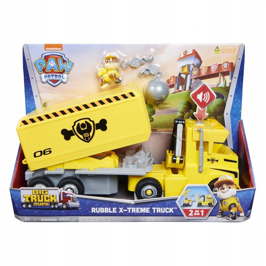 Spin Master Psi Patrol: Big Truck Pups Mega Pojazd Rubble'a