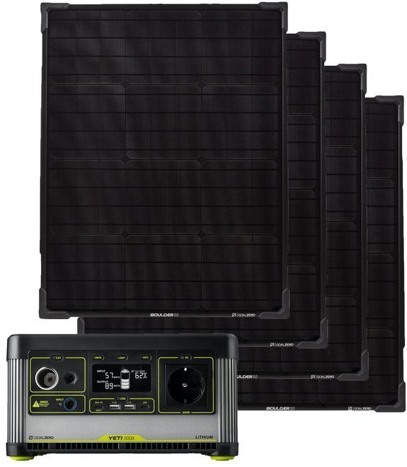 Agregat genetaror 42Ah z solarem 200W kamper 230V