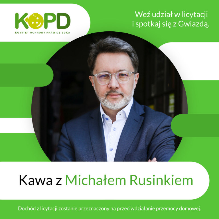 Kawa z Gwiazdą Michałem Rusinkiem