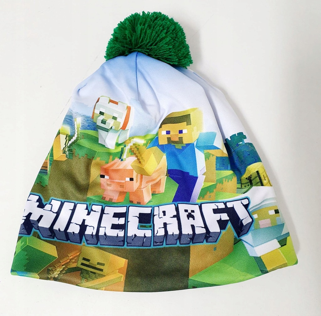 Czapka z polarem Minecraft roz 48-52