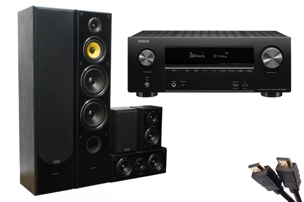 DENON AVR-X2600H + TAGA TAV-606SE 5.0 + GRATIS