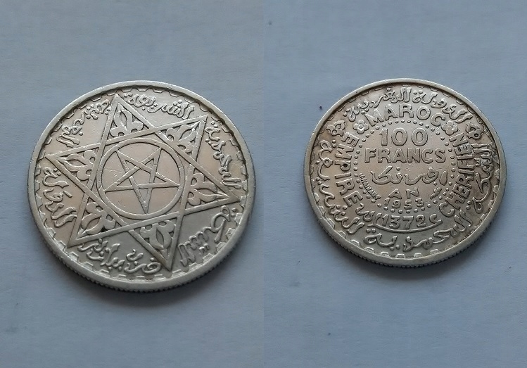 MAROKO 100 Fr.1953 r