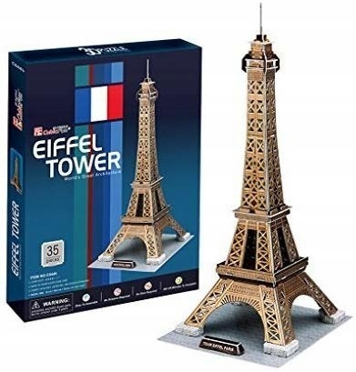 CubicFun PUZZLE 3D WIEŻA EIFFLA 35el BEZ KLEJU