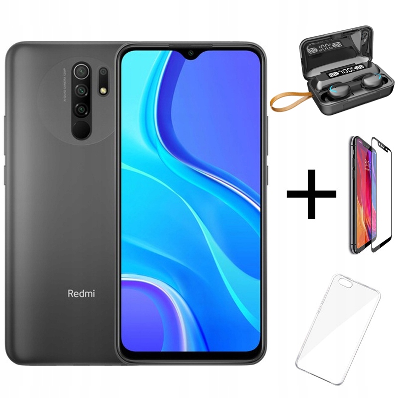 Smartfon Xiaomi Redmi 9 4 GB / 64 GB czarny - 11269146393 - oficjalne ...