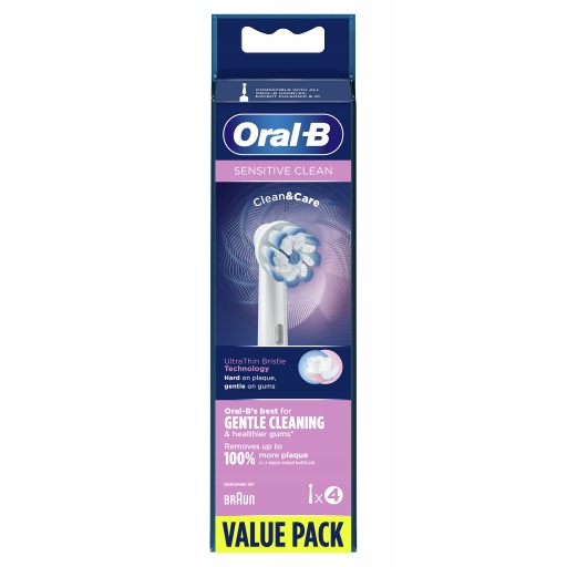 Końcówki szczoteczki Oral-B Sensitive clean 4 szt.