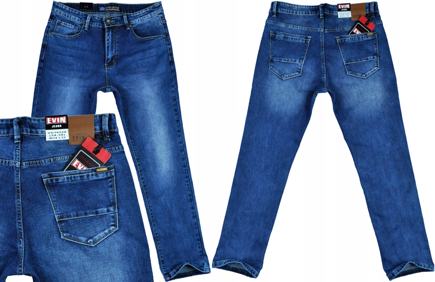 Spodnie męskie dżinsowe jeans Evin VG1652 102 /38