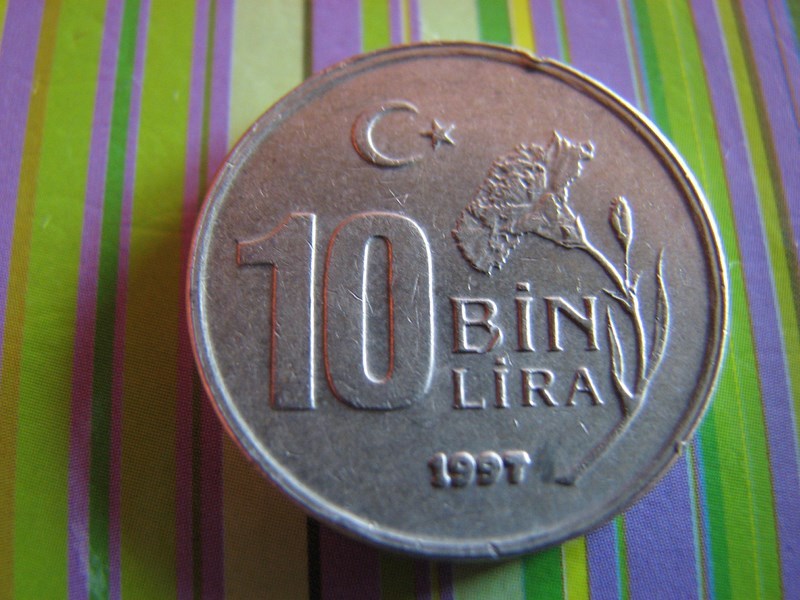 10 BIN LIRA 1997 TURCJA  -wośp094