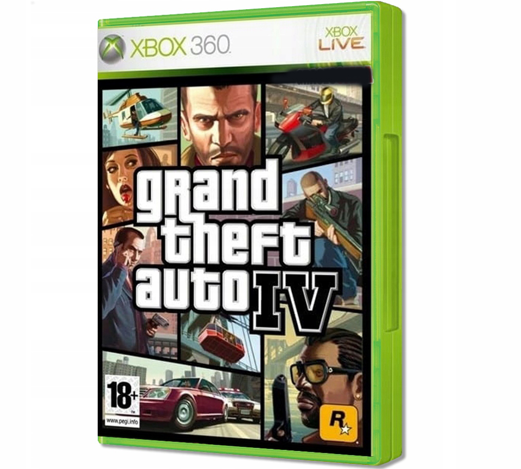 GTA 4 IV Grand Theft Auto XBOX 360