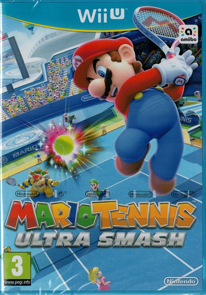 Mario Tennis Ultra Smash Folia z Paskiem Gra Wii U