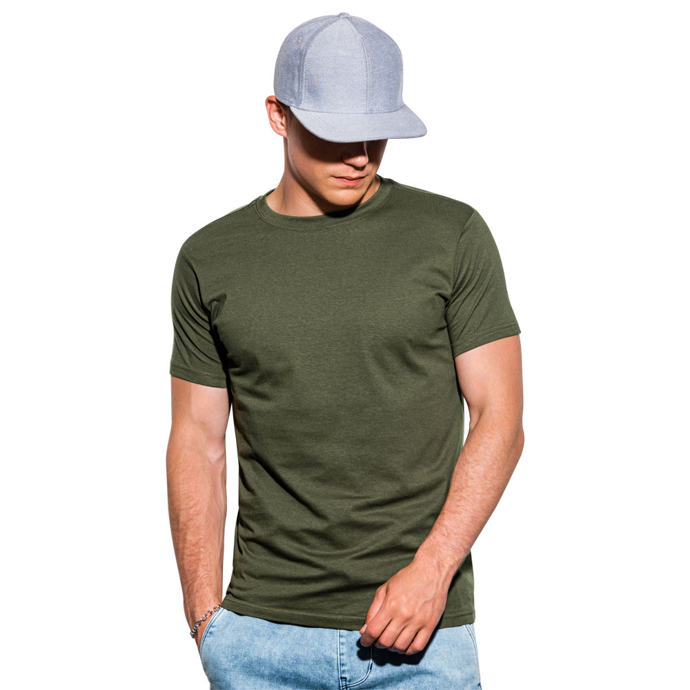 T-shirt koszulka męska S884 khaki XXL