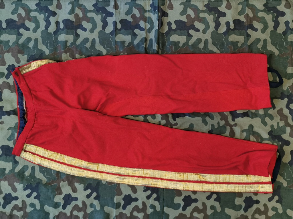 Spodnie Huzar Czerwone Sukno