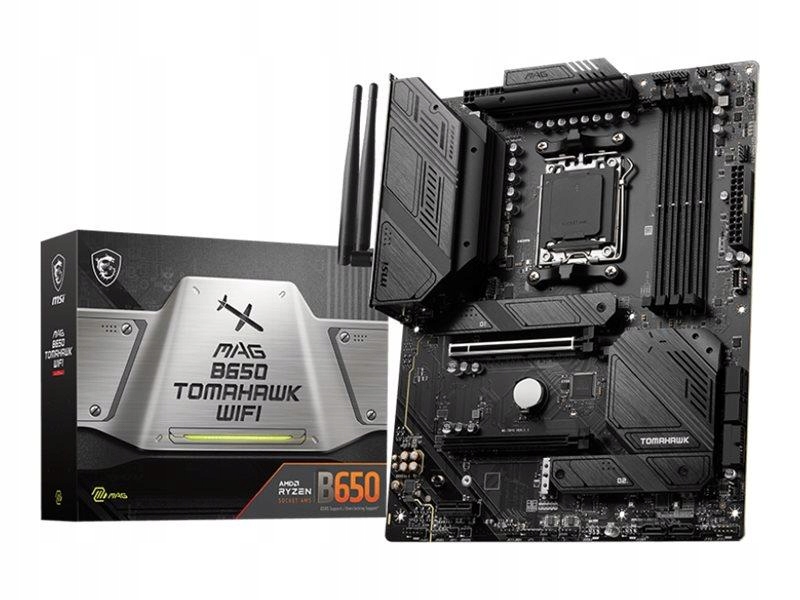 MSI MAG B650 TOMAHAWK WIFI AMD Socket AM5 DDR5 up to 128GB 2xPCIe x16