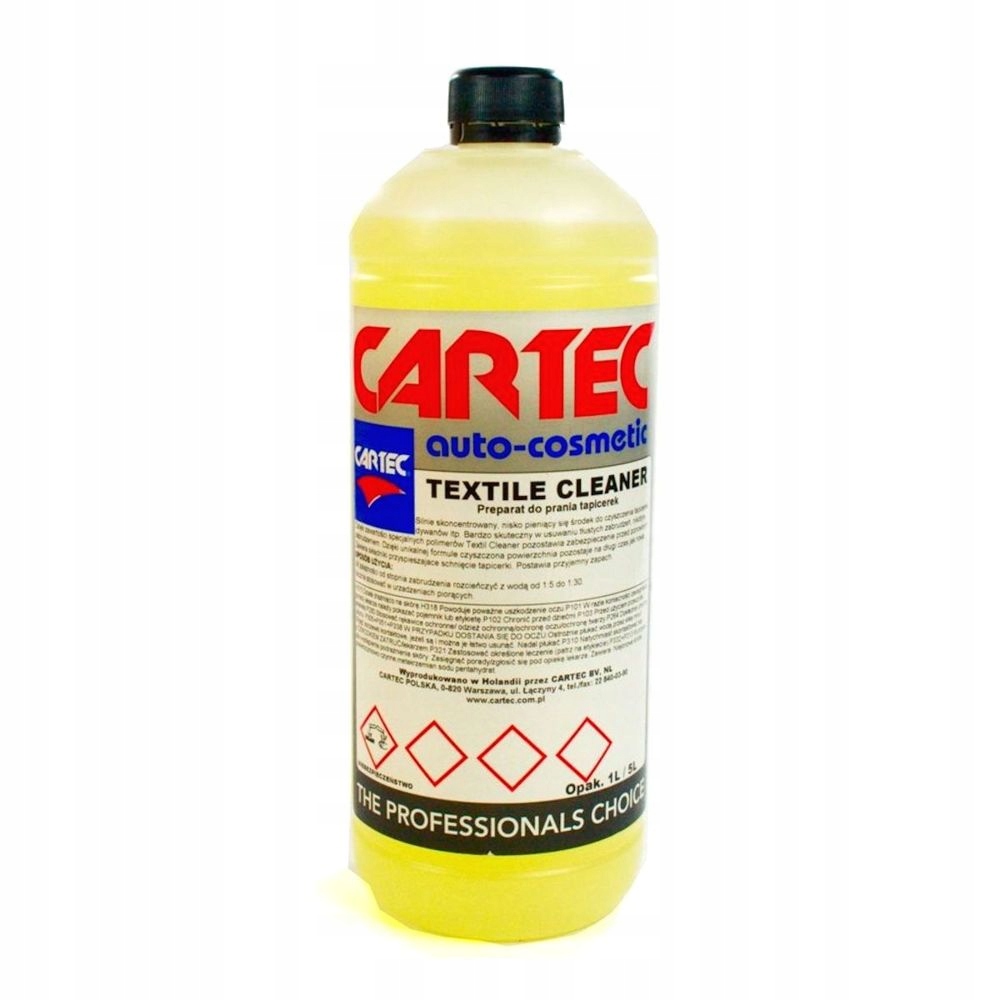 CARTEC TEXTIL CLEANER PŁYN DO PRANIA TAPICERKI 1l