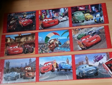 puzzle Disney CARS 348 elużywane wiek 4+ bez 1 el.