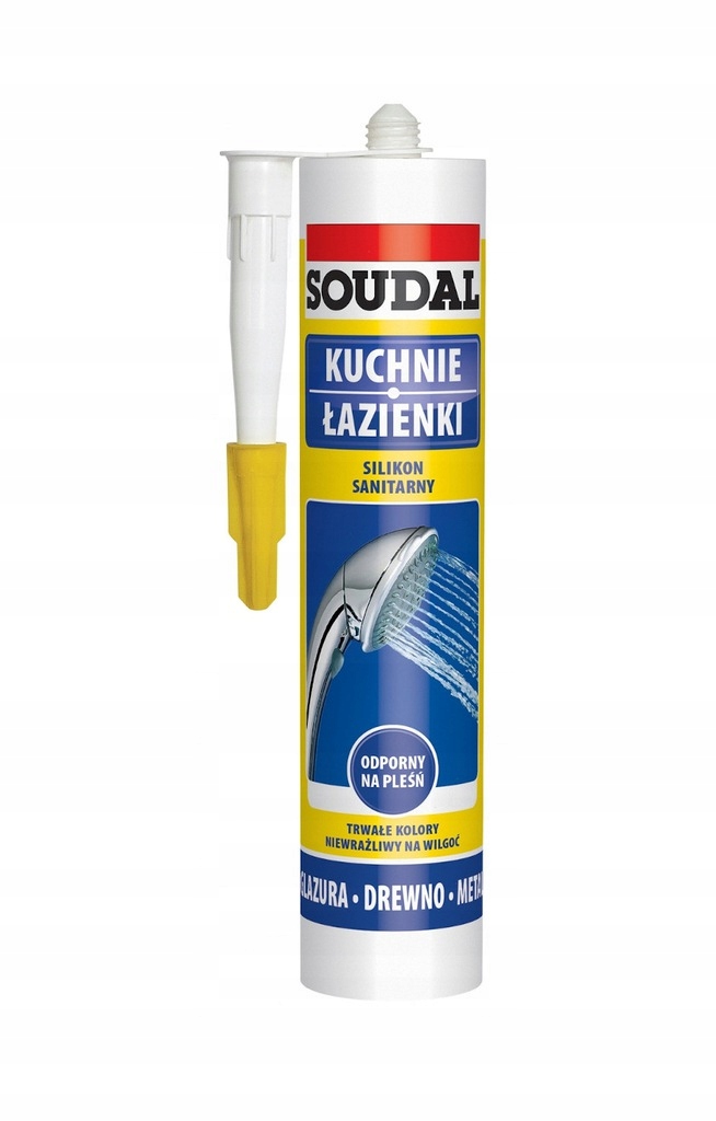 Silikon Sanitarny SOUDAL 280ml SZARY