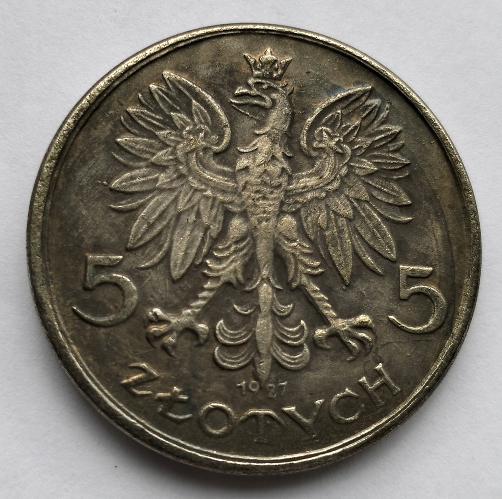 5 ZŁOTYCH 1927 NIKE - POLSKA - KOPIA