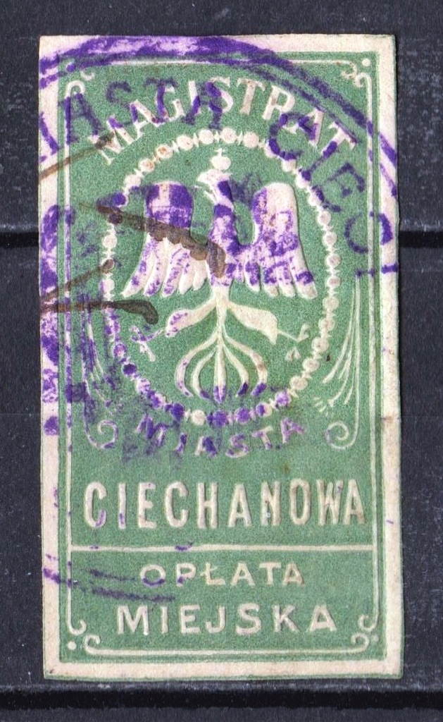 Magistrat Ciechanowa opłata miejska przed 1918