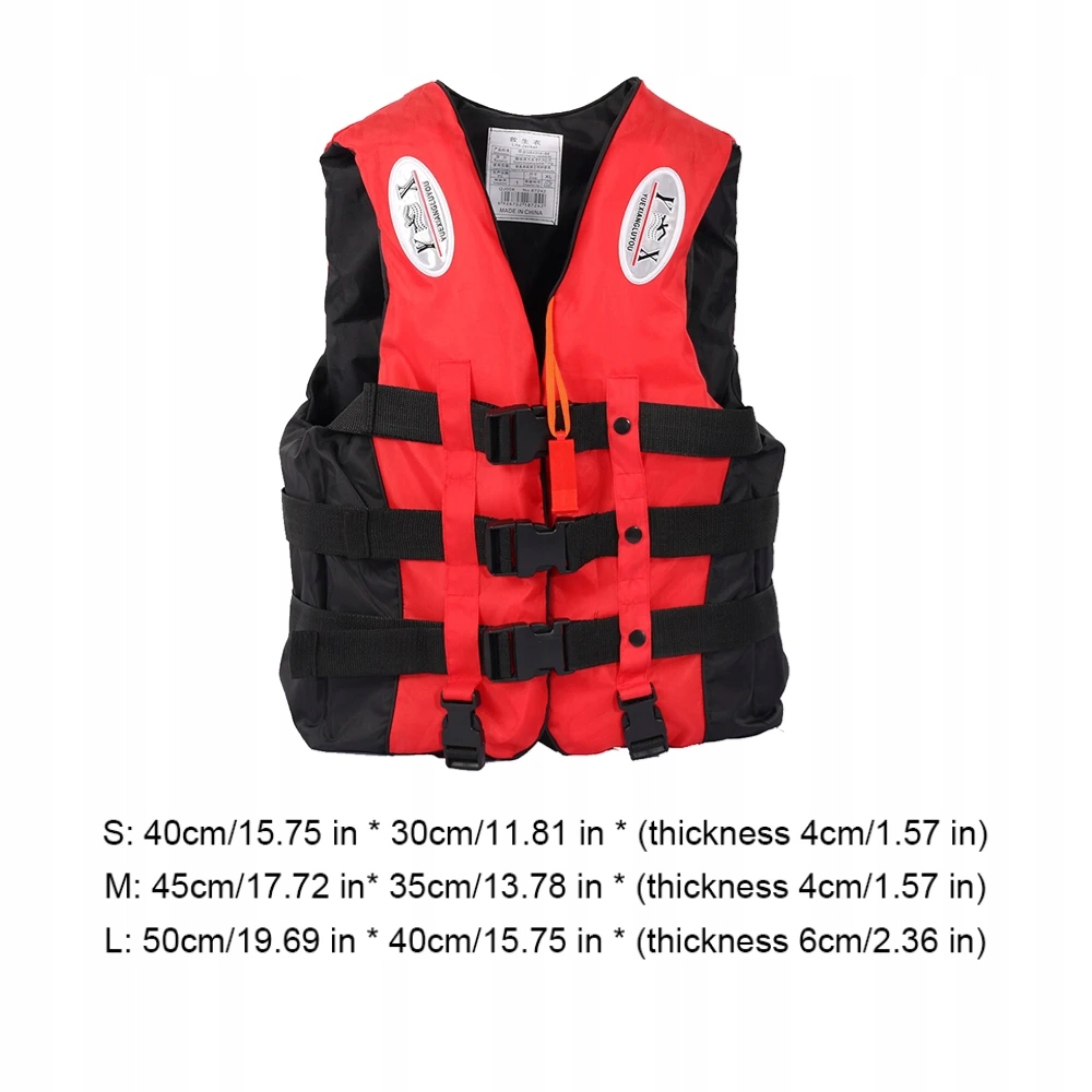 Neoprene Boating Life Jacket Adult Children Buoyancy Vest Outdoor Swimming