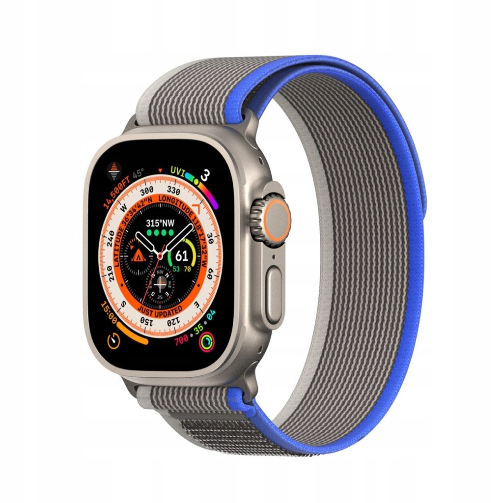 Pasek Dux Ducis Strap YJ Apple Watch 4/5/6/7/SE/8/9/Ultra 44/45/49mm niebie