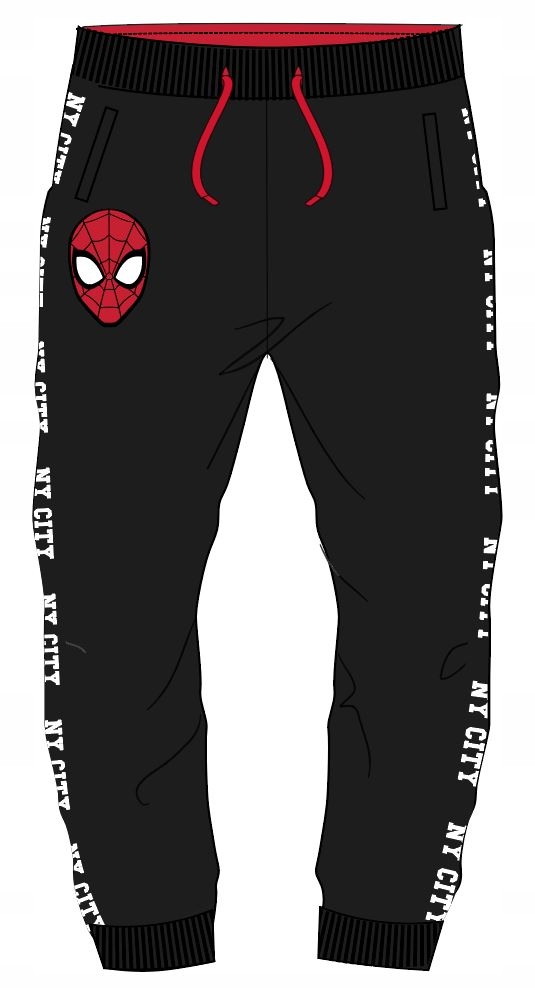 SPIDERMAN spodnie dresowe 116 cm 5-6 lat MARVEL