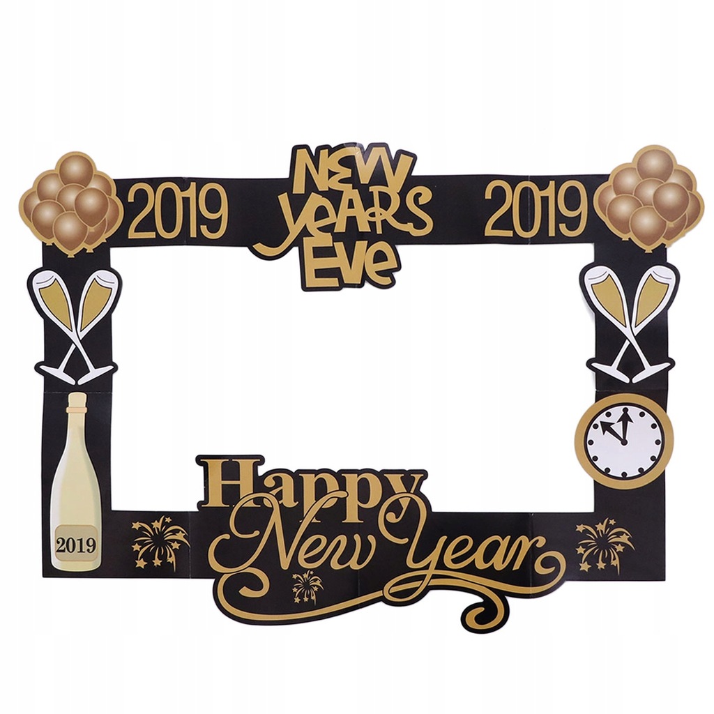2019 Szczęśliwego Nowego Roku Dekoracje Papierowa