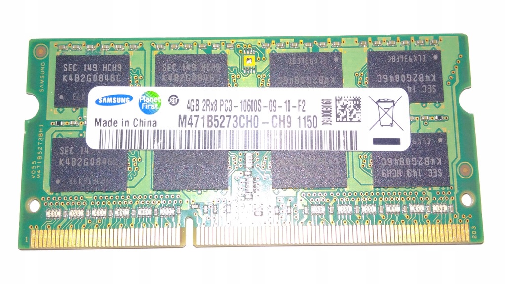 Samsung 4GB 1333MHz DDR3 SO-DIMM 227(21)