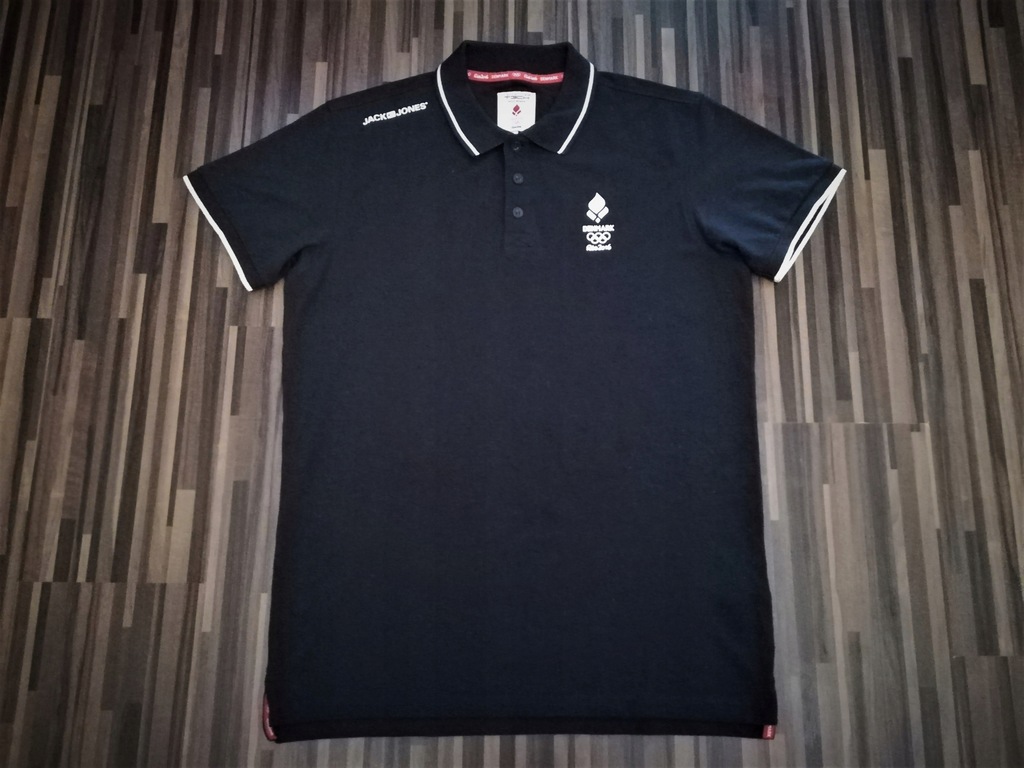 Koszulka polo JACK&JONES Olimpic EDITION !-L-