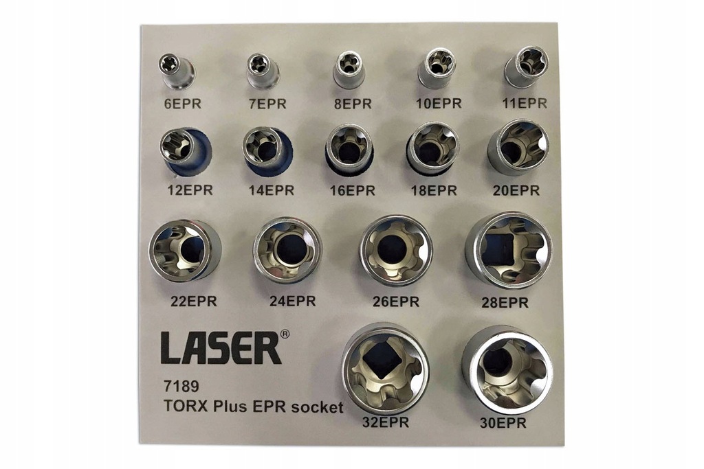 Zestaw nasadek TORX PLUS 16 elem. LASER TOOLS