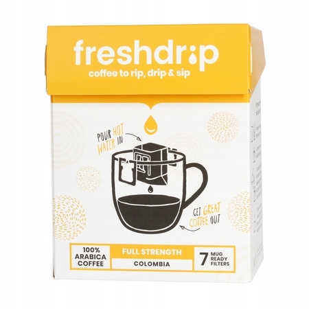 Freshdrip Yellow Colombia Full-Strength 7 saszetek