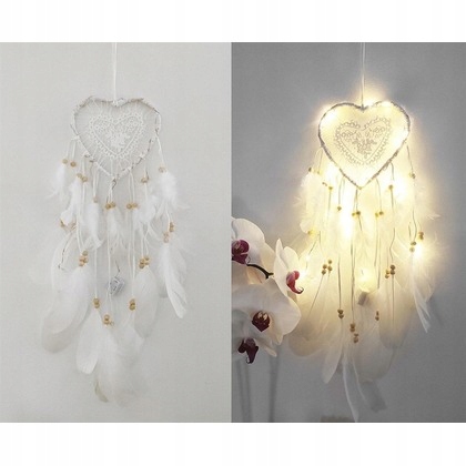 Łapacz snów Boho świecący