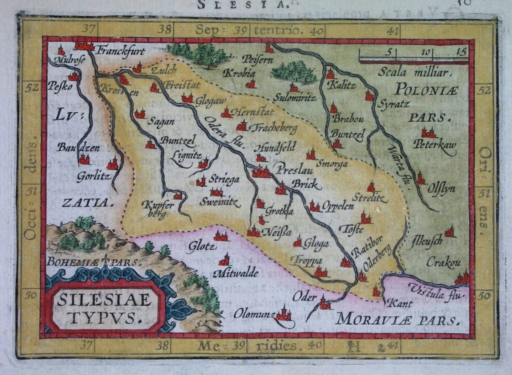 1612 MAPA ŚLĄSK WROCŁAW OPOLE GŁOGÓW GLIWICE oryg.