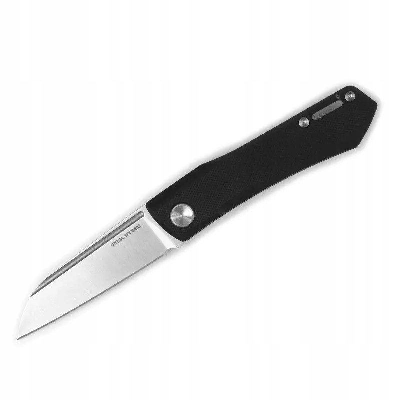 Nóż Real Steel Solis Lite Black G10, Satin D2 by P