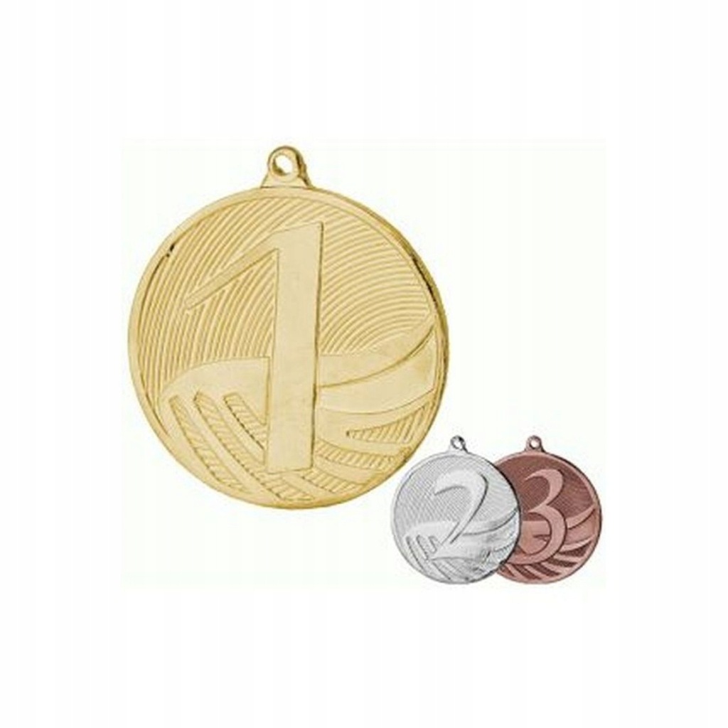 Medal Stalowy Zloty Pierwsze Miejsce Md1291/G