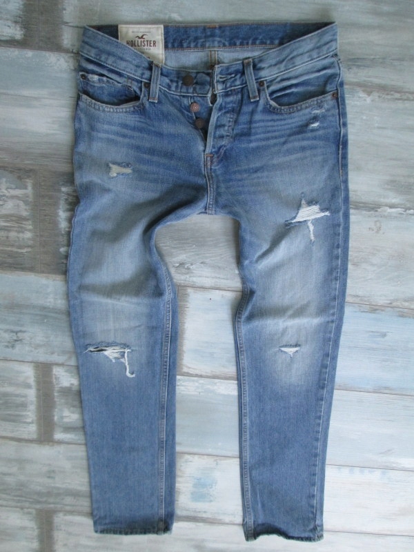 HOLLISTER__spodnie męskie jeans SLIM___W30L32