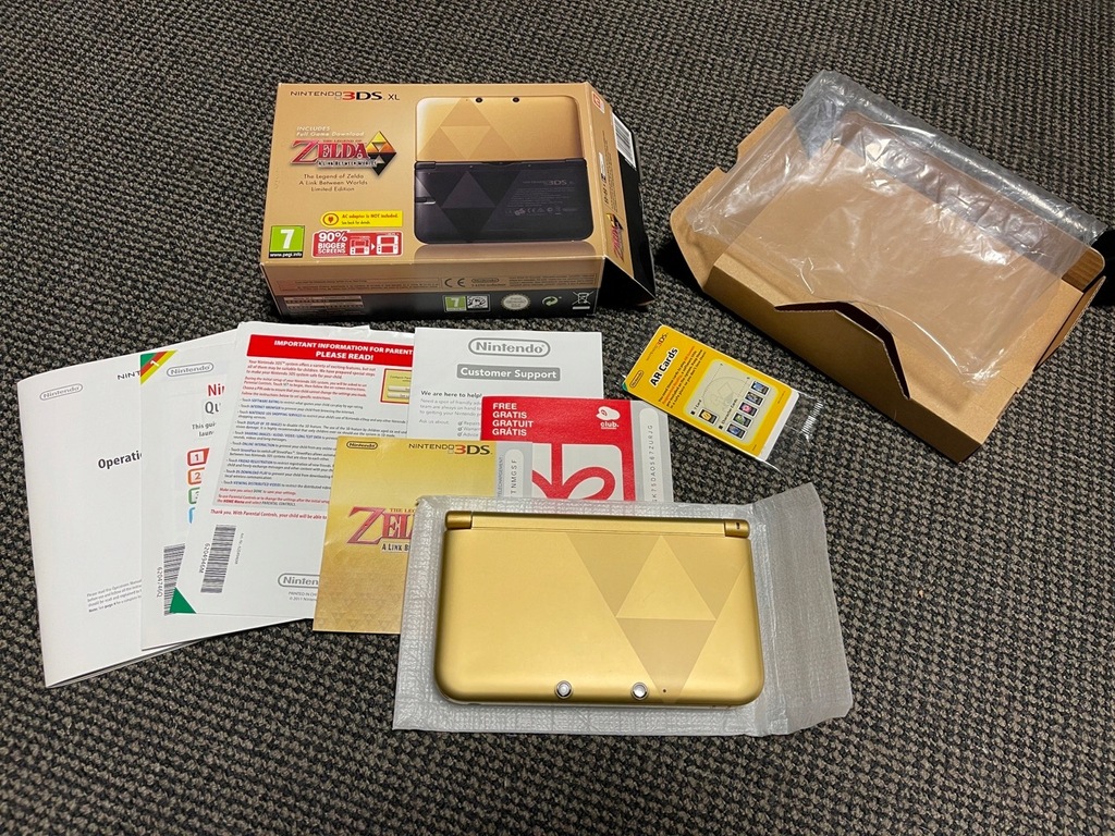 Nintendo 3DS XL edycja Zelda komplet! super stan!