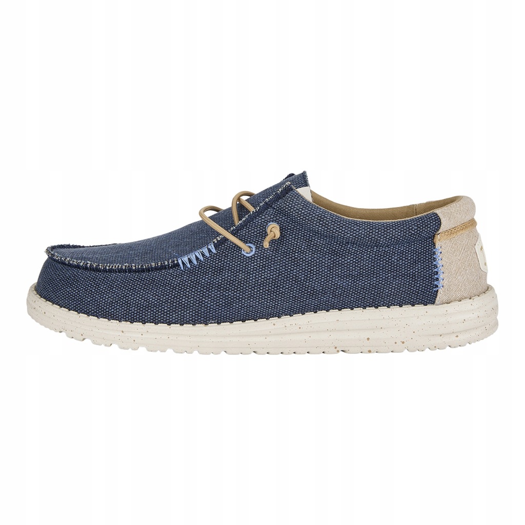 Męskie Mokasyny Buty Półbuty Wsuwane HeyDude Wally Coastline 40952 Jute 46
