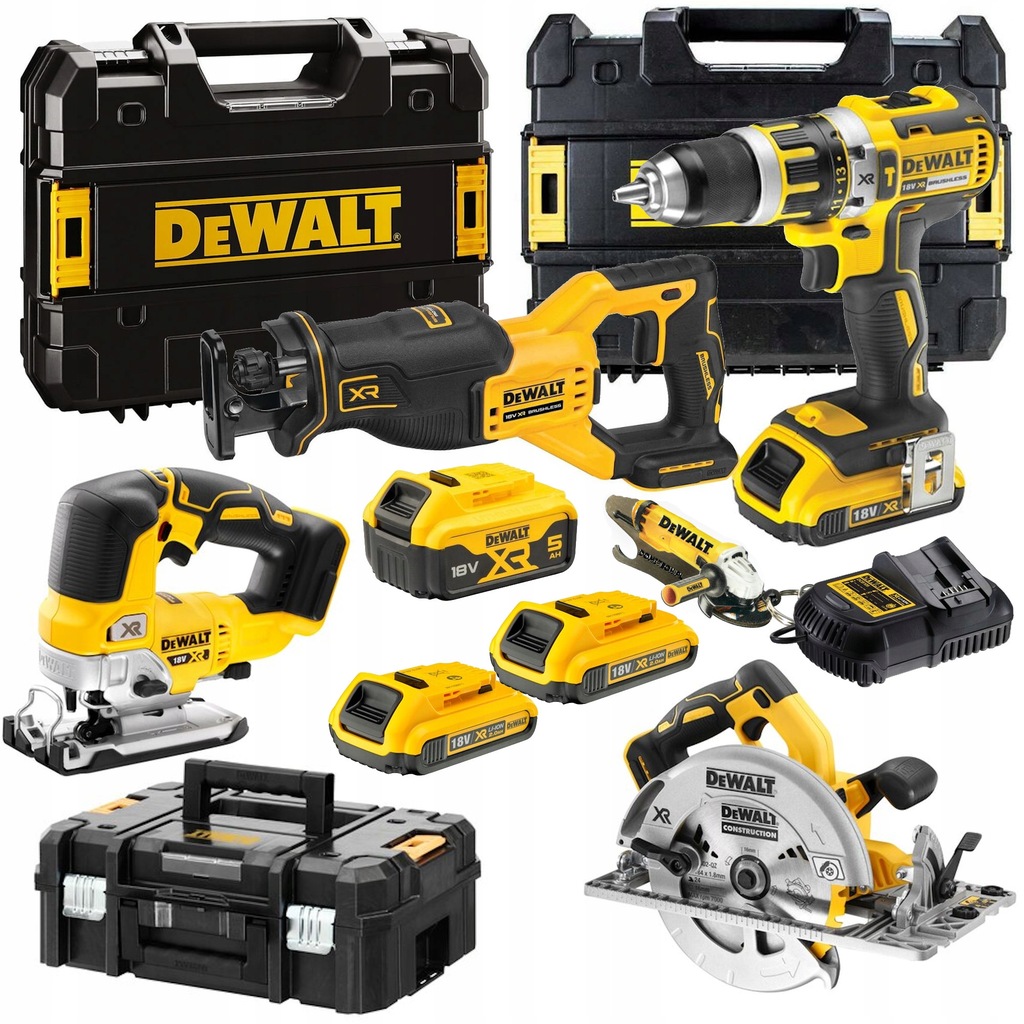 ZESTAW DeWalt COMBO 18V WKRĘTARKA PIŁA WYRZYNARKA 13359119938