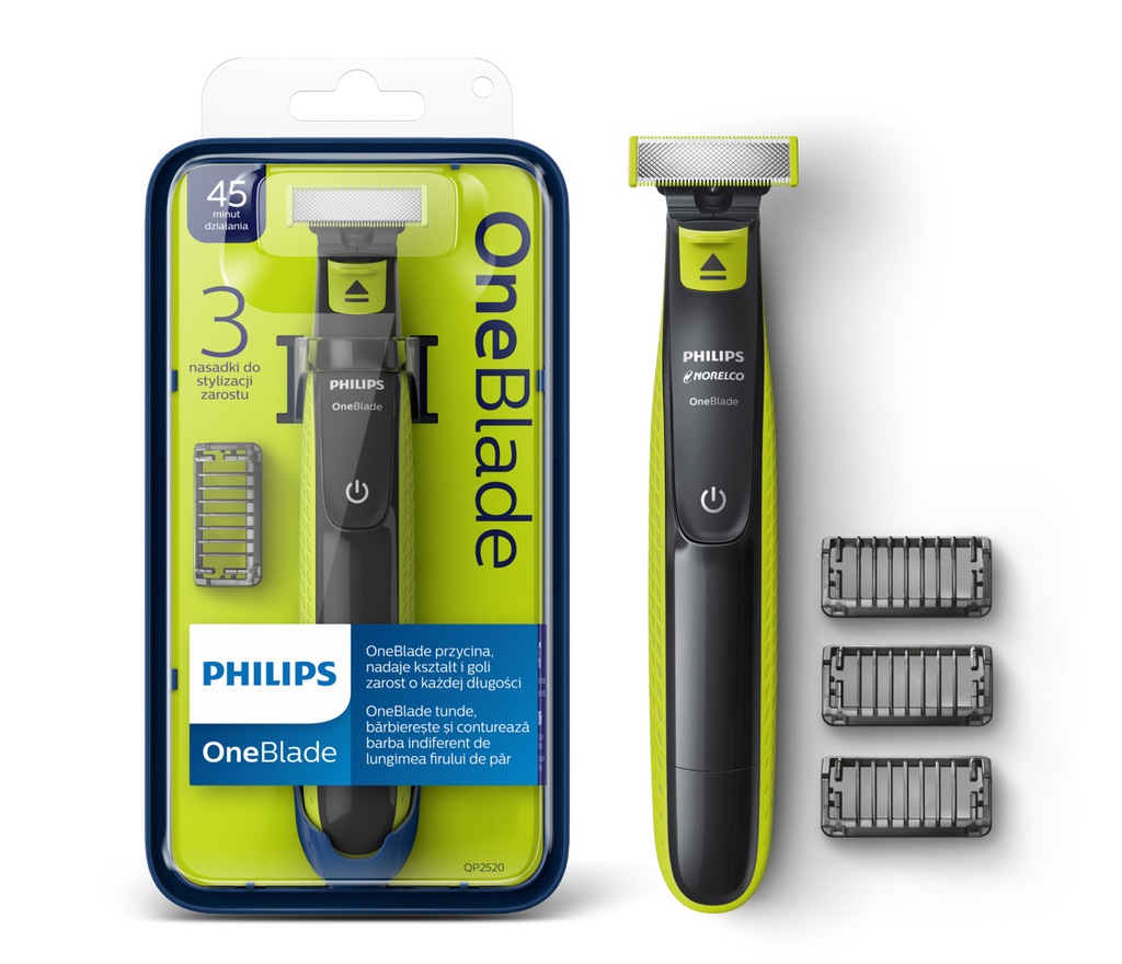 Купить Бритва Philips One Blade QP2520/20 3 ВНИМАНИЕ: отзывы, фото, характеристики в интерне-магазине Aredi.ru