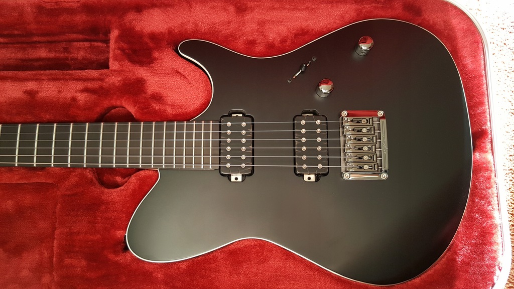 ギター Ibanez Prestige FR6UCS-BKF Ibanez Prestige Uppercut FR6UCS-BKF Black Flat | Polska