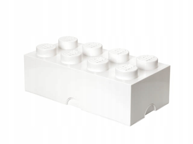 LEGO 40041735 Pojemnik na klocki 4x2 biały