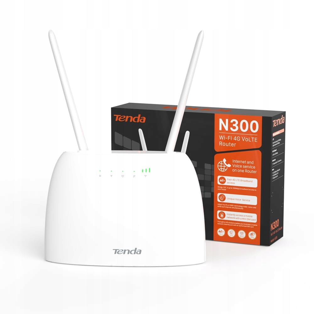 Access Point, Router Tenda 4G06 802.11b, 802.11g, 802.11n (Wi-Fi 4)