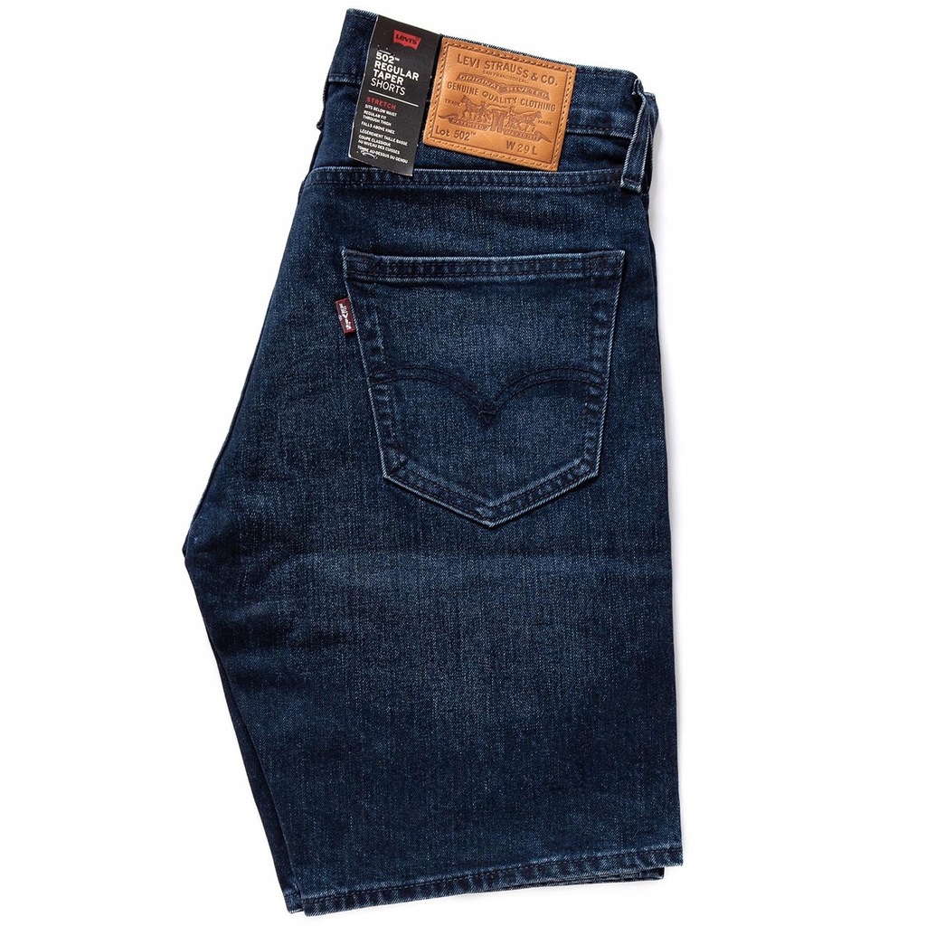 LEVI'S 502 MĘSKIE SZORTY SPODENKI JEANSOWE W29