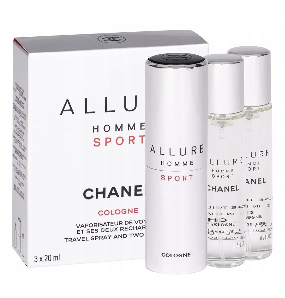 Chanel Allure Homme Sport Woda Kolońska 3x20 ml