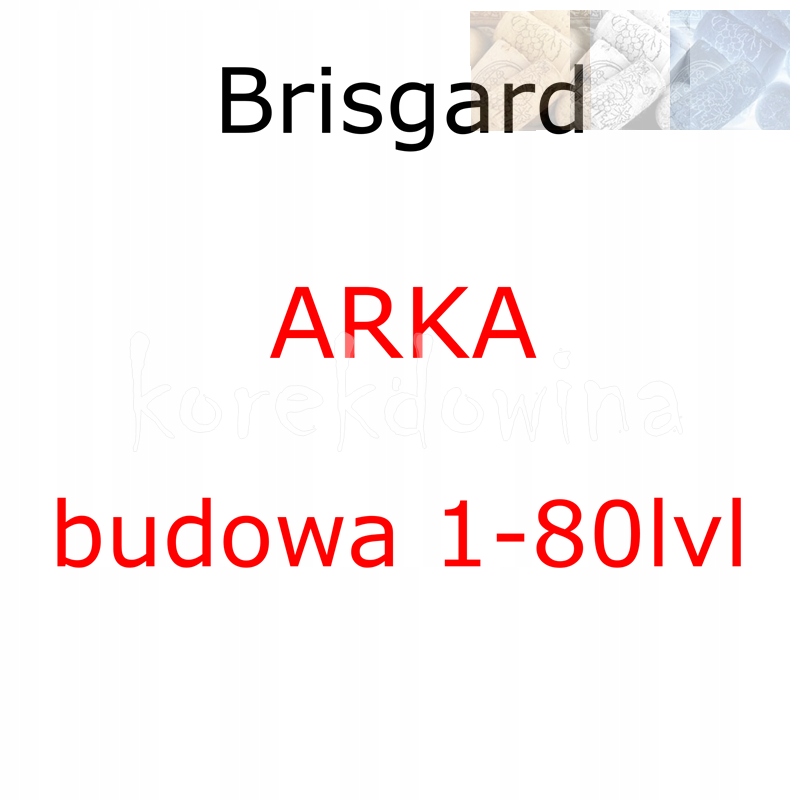 B ARKA budowa 1-80 /Twoje plany/ FOE Brisgard FORGE OF EMPIRES