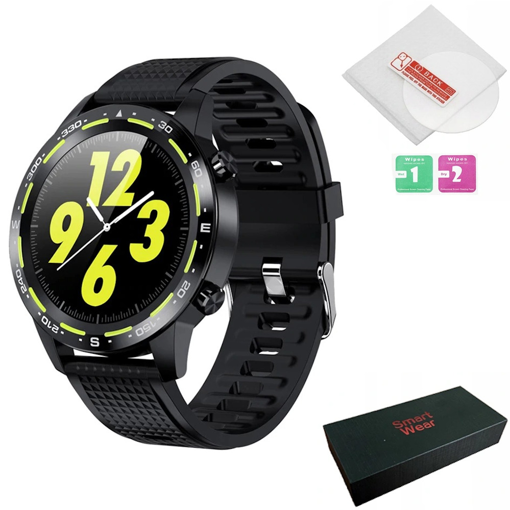 ZEGAREK SMARTWATCH L12 ROZMOWY EKG PULS PL MENU 9756398171