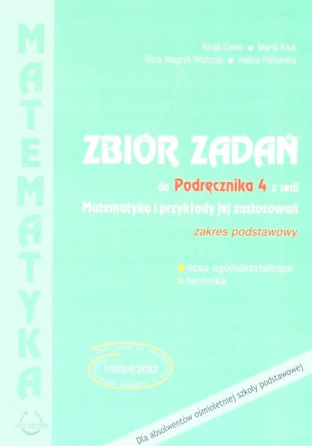 MATEMATYKA I PRZYKŁADY ZAST. 4 LO ZBIÓR ZADAŃ ZP