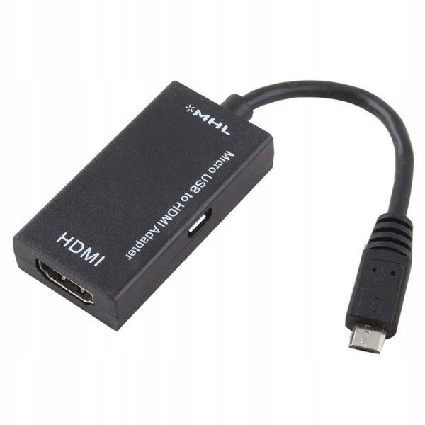 Adapter HDMI-Micro USB podłączenie telefonu do TV