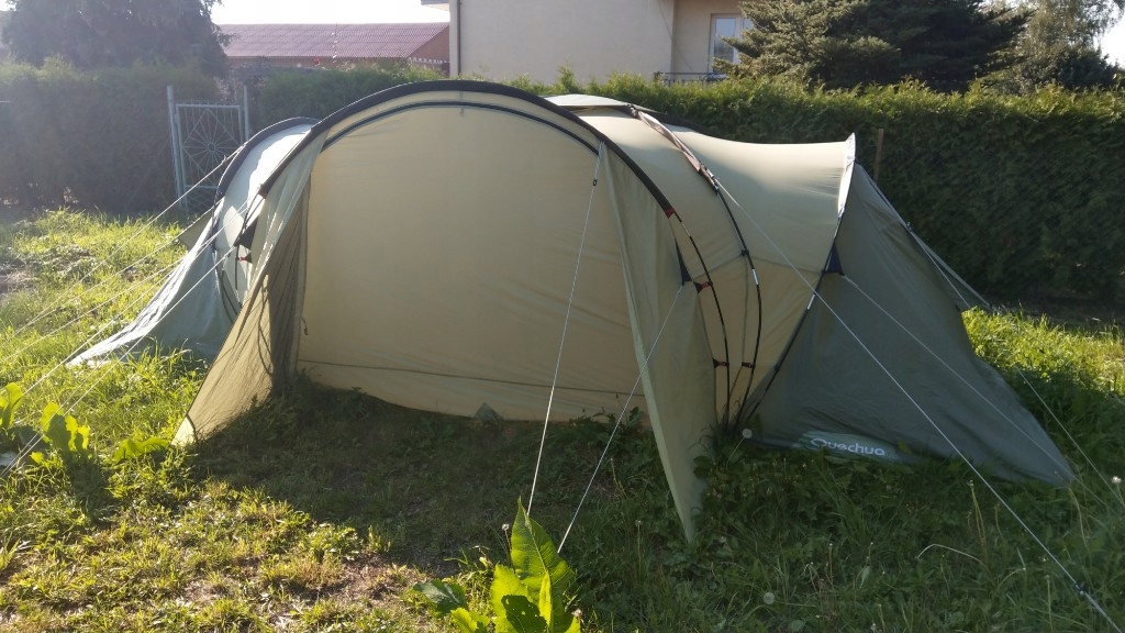 Namiot Quechua T6.3 6 osobowy 3 komory super stan