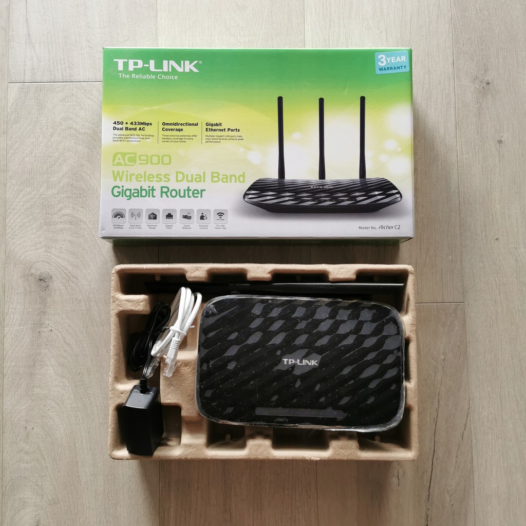 Router TP-Link Archer C2 AC900 900Mb/s DualBand